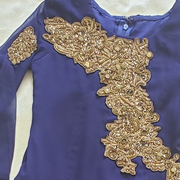 Royal Blue Maxi Dress - Picture 4 of 4